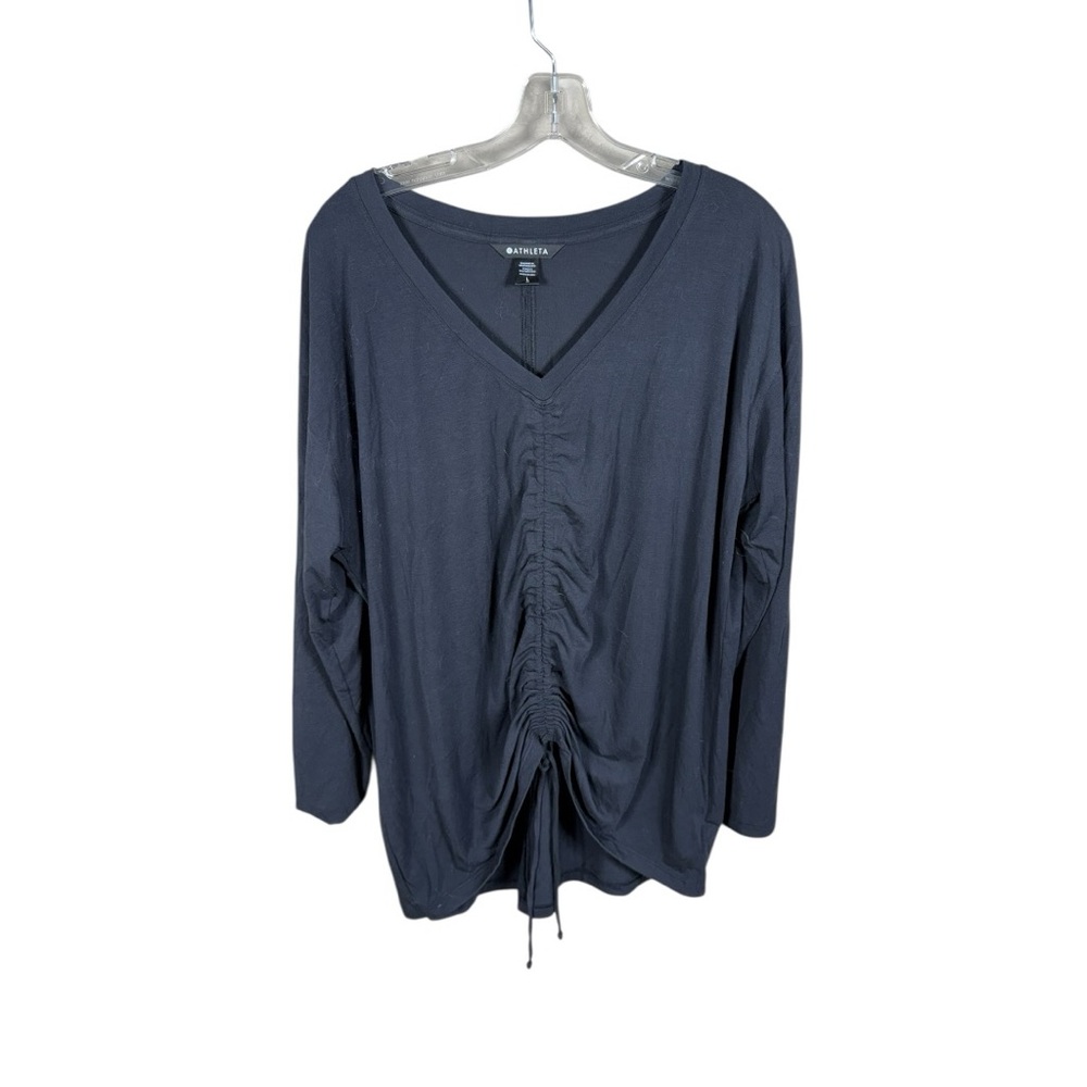 Athleta‎  Ruched Long Sleeve Top